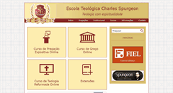 Desktop Screenshot of escolacharlesspurgeon.com.br